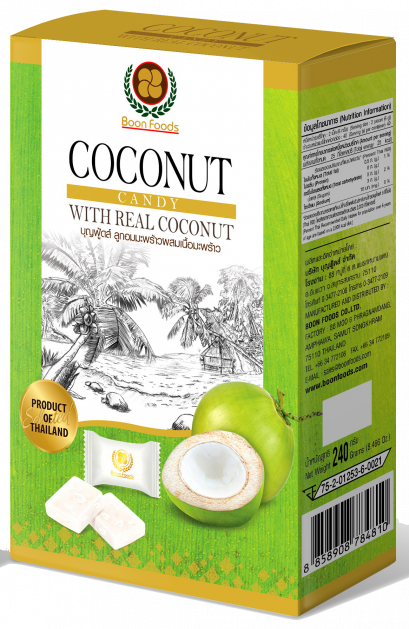 BoonFoods Coconut Candy with Coconut Meat