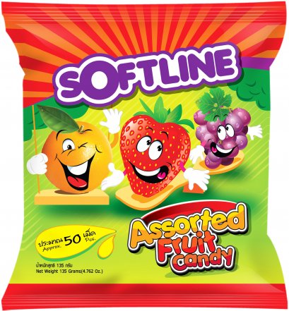 Softline Assorted Fruit Candy