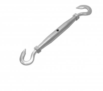 Pipe turnbuckle, hook and hook