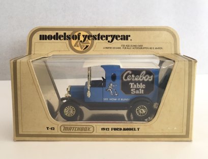 โมเดลรถ Matchbox Models of Yesteryear Y-12 1912 Ford Model T Cerebos Table Salt