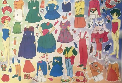 ❌Sold Out❌เกมส์แต่งตัวตุ๊กตากระดาษ #02