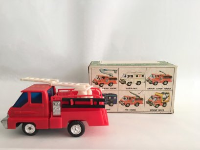 Friction Powered Toy Fire Engine