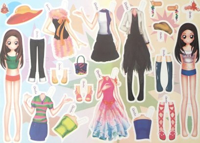 ❌Sold Out❌เกมส์แต่งตัวตุ๊กตากระดาษ #05