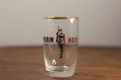 แก้วของแถมนมโรบินฮูด ยุคประมาณปี พ.ศ. 2520