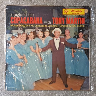 แผ่นเสียง Vinyl Records อัลบัม a night at the Copacabana with Tony Martin