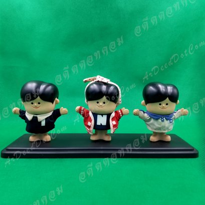 ตุ๊กตาออมสิน ญี่ปุ่น (3 ตัว ใน 1 ชุด)