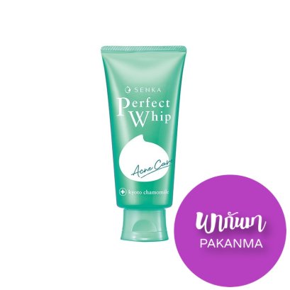 SENKA Perfect Whip ACNE CARE เเซนกะ เพอร์เฟ็ค วิป แอคเน่ แคร์ 100 กรัม วิป โฟมล้างหน้า สำหรับผิวที่มีปัญหาสิว โฟมล้างหน้า  จากญี่ปุ่น
