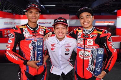 “มุกข์ลดา” ฟอร์มเดือดซิวที่ 2 ซูเปอร์สปอร์ต “ฮอนด้า” แฮตทริกโพเดี้ยม โออาร์ บีอาร์ไอซี ซูเปอร์ไบค์ สนาม 3