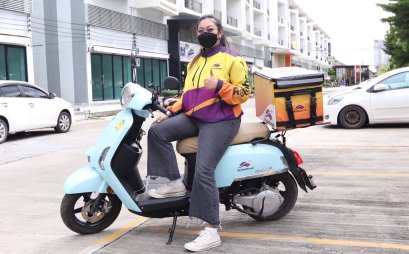 มอเตอร์ไซค์ไฟฟ้า เอช เซม ตอบโจทย์ตรงใจ ไรเดอร์ หลากหลายรูปแบบการเช่า ครบถ้วนทุกบริการ