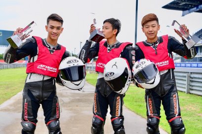 “ธนกร หลักหาญ” นักบิดเด็กสร้างจากโครงการ Race to The Dream บิดโหด ซิวแชมป์แรก Honda Thailand Talent Cub 2020