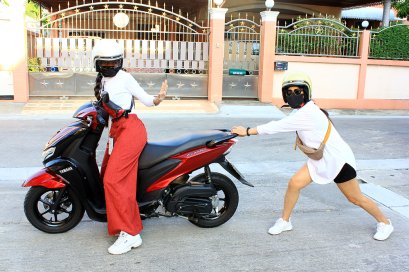 ชวนหม่ามี๊ซิ่ง วิ่งหนี Covid กับ Yamaha Freego125