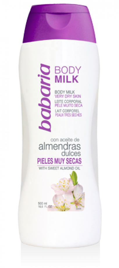 Babaria Body Milk With Sweet Almond Oil