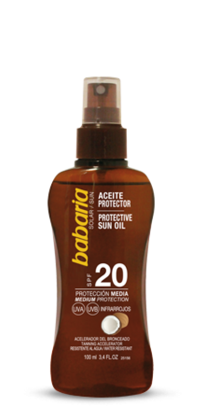 Babaria Sun Protective Sun Oil Spf 20