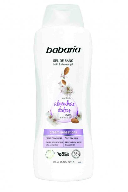 Babaria Bath and Shower Gel With Sweet Almond Oil