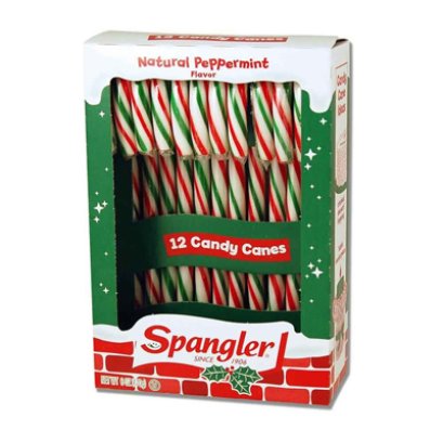 Red Greed White Peppermint Candy Canes