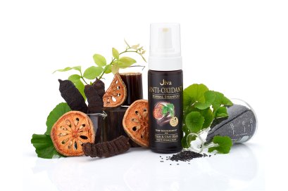 JIVA Anti-Oxidant Herbal Shampoo - แชมพูสมุนไพร จีวา แอนตี้ออกซิแดนท์