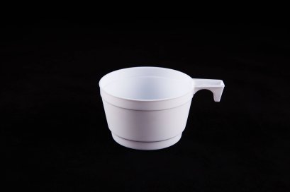 ถ้วยกาแฟการบิน PP สีขาวนม 4 ออนซ์