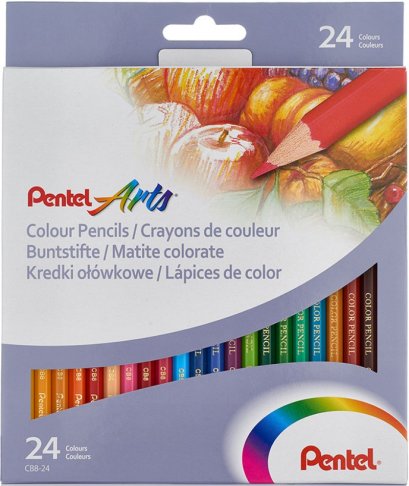 สีไม้ 24 สี เพนเทล