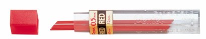 ไส้ดินสอ 0.5 เพนเทล (12 ไส้) ไส้สีแดง น้ำเงิน