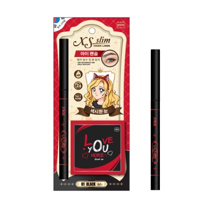 Mee XS Slim Inner Liner 01 BLACK