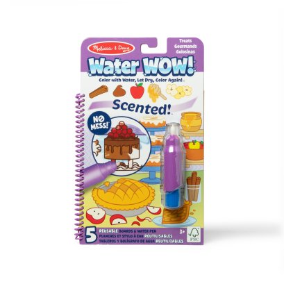 สมุดระบายสีด้วยน้ำรียูสซาเบิล รุ่นมีกลิ่นหอมของขนม Scented Water WOW! Water Reveal Pad Treats รุ่น 50287  ยี่ห้อ Melissa & Doug