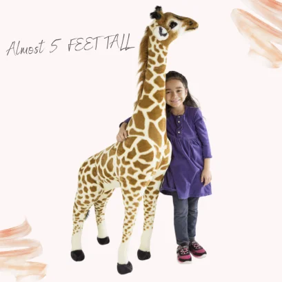 ตุ๊กตายีราฟ ใหญ่จริง สูง 5 ฟุต  Stuffed Animal - Giraffe Plush รุ่น 2106 ยี่ห้อ Melissa &amp; Doug