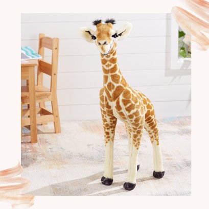 ตุ๊กตายีราฟ ใหญ่จริง สูง 3 ฟุต Plush - Standing Baby Giraffe รุ่น 30431 ยี่ห้อ Melissa &amp; Doug