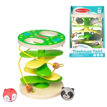 ชุดกลิ้งต้นไม้ พร้อมลูกบอลผ้า Rollables Treehouse Twirl รุ่น 30735 ยี่ห้อ Melissa & Doug