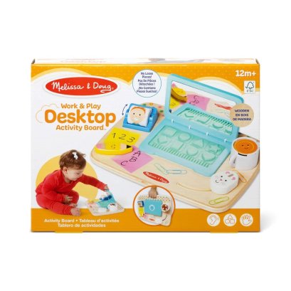 กระดานกิจกรรมเด็กเล็ก Wooden Work & Play Desktop Activity Board รุ่น 30753 ยี่ห้อ Melissa & Doug