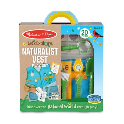 เสื้อกั๊กนักสำรวจ พร้อมอุปกรณ์ Let's Explore Naturalist Vest Play Set รุ่น 30805 ยี่ห้อ Melissa & Doug