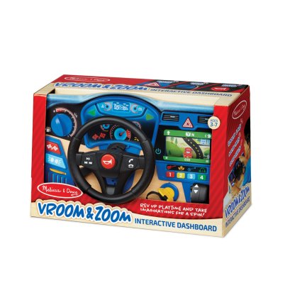 ชุดบังคับรถ รุ่นดีลักซ์ Vroom & Zoom Interactive Dashboard รุ่น 31705 ยี่ห้อ Melissa & Doug