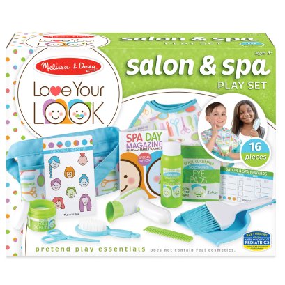 ชุดอุปกรณ์เสริมสวย ตัดผมทำสปาผม Love Your Look Salon &amp; Spa Play Set รุ่น 31802 ยี่ห้อ Melissa &amp; Doug