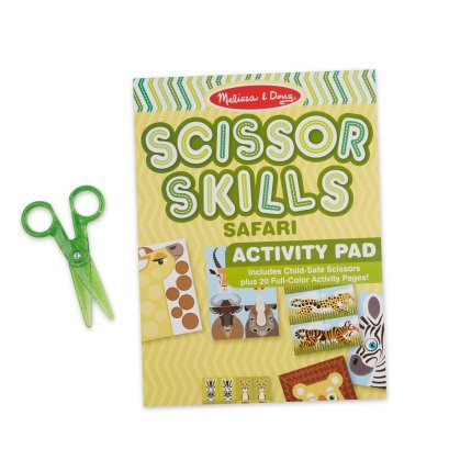 ชุดกรรไกรฝึกตัด รุ่นซาฟารี Safari Scissors Skills Activity Pad รุ่น 32006 ยี่ห้อ Melissa &amp; Doug
