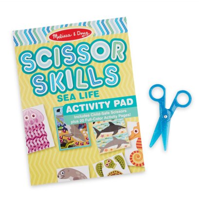 ชุดกรรไกรฝึกตัด รุ่นใต้ท้องทะเล Life Scissors Skills Activity Pad รุ่น 32007 ยี่ห้อ Melissa &amp; Doug