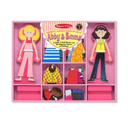 ชุดเล่นแต่งตัวผู้หญิงมิกซ์แอนด์แมทช์ Abby &amp; Emma Magnetic Dress-Up Set รุ่น 4940 ยี่ห้อ  Melissa &amp; Doug