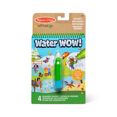 สมุดระบายสีด้วยน้ำรียูสซาเบิล รุ่นฤดูกาล Water Wow Reusable - Seasons รุ่น 50437  ยี่ห้อ Melissa & Doug