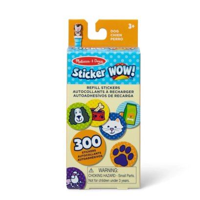 สติ๊กเกอร์รีฟีล 300 ดวง รุ่นสุนัข Sticker WOW Refill Stickers Dog รุ่น 50205 ยี่ห้อ Melissa & Doug