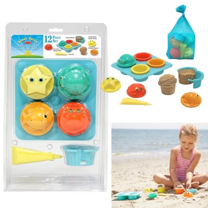 ชุดเล่นทราย ทำคัพเค้ก Seaside Sidekicks Sand Cupcake Set รุ่น 6431 ยี่ห้อ Melissa &amp; Doug