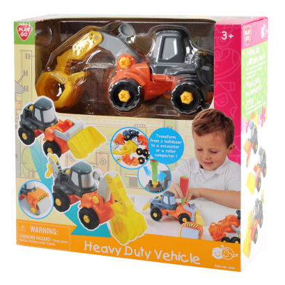ชุดประกอบรถก่อสร้าง Heavy-Duty Vehicle (รุ่น 2018) ยี่ห้อ PLAYGO