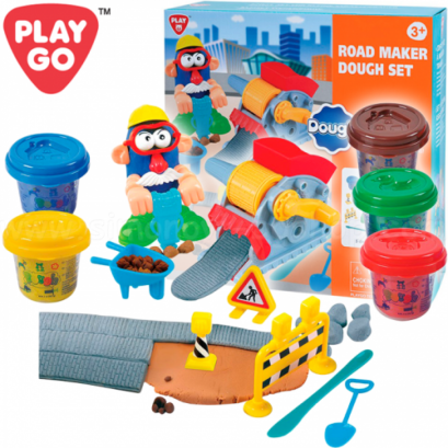 โดว์สร้างถนน Road Maker Dough Set (รุ่น 8637) ยี่ห้อ PLAYGO