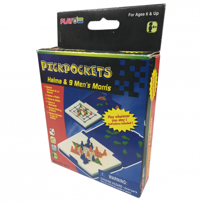 ชุดเกมส์เสริมทักษะ 2 อิน 1 เซ็ตฮามาล Pick Pockets - Halma  (รุ่น 9017) ยี่ห้อ PLAYGO