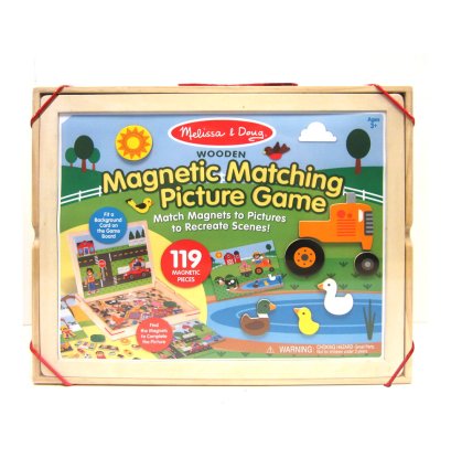 ชุดแม่เหล็กแมชชิ่ง Magnetic Matching Picture Game รุ่น 9918 ยี่ห้อ Melissa & Doug (นำเข้า USA)