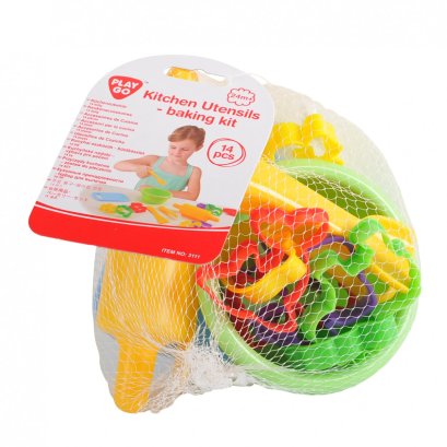 ชุดนวดแป้งตาข่าย Kitchen Utensils - Baking Kid (รุ่น 3111) ยี่ห้อ PLAYGO