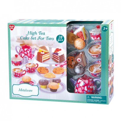 ครัวคอลเลคชั่นเซ็ตจิบน้ำชายามบ่าย 2 ที่ High Tea Cake Set for Two (รุ่น 6971) ยี่ห้อ PLAYGO