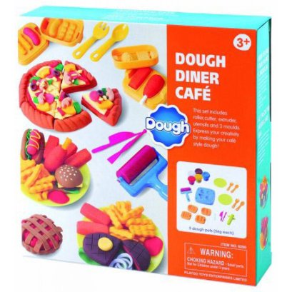 โดว์เซ็ตรวมอาหารจานเด็ด Dough Dinner Cafe (รุ่น 8200) ยี่ห้อ PLAYGO