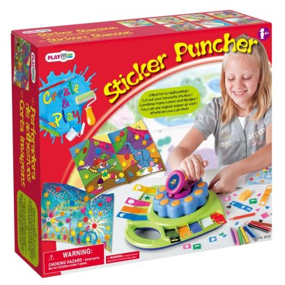 เครื่องปั๊มกดลายสติกเกอร์ Sticker Puncher (รุ่น 8430) ยี่ห้อ PLAYGO
