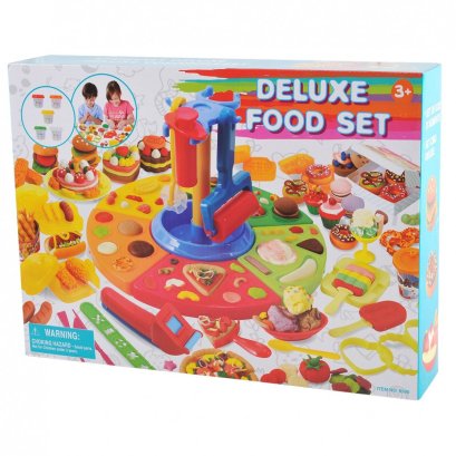 โดว์เซ็ตอาหารนานาชาติชุดใหญ่ Deluxe Food Set  (รุ่น 8580) ยี่ห้อ PLAYGO