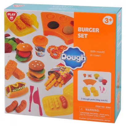 โดว์มินิเซ็ตเบอร์เกอร์ Burger Set (รุ่น 8584) ยี่ห้อ PLAYGO