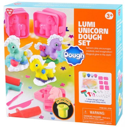 โดว์เรืองแสงชุดยูนิคอร์น Lumi Unicorn Dough Set  (รุ่น 8765) ยี่ห้อ PLAYGO