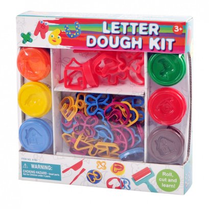 โดว์เซ็ท พร้อมแบบปั้มตัดเลข Letter Dough Kit (รุ่น 8780) ยี่ห้อ PLAYGO